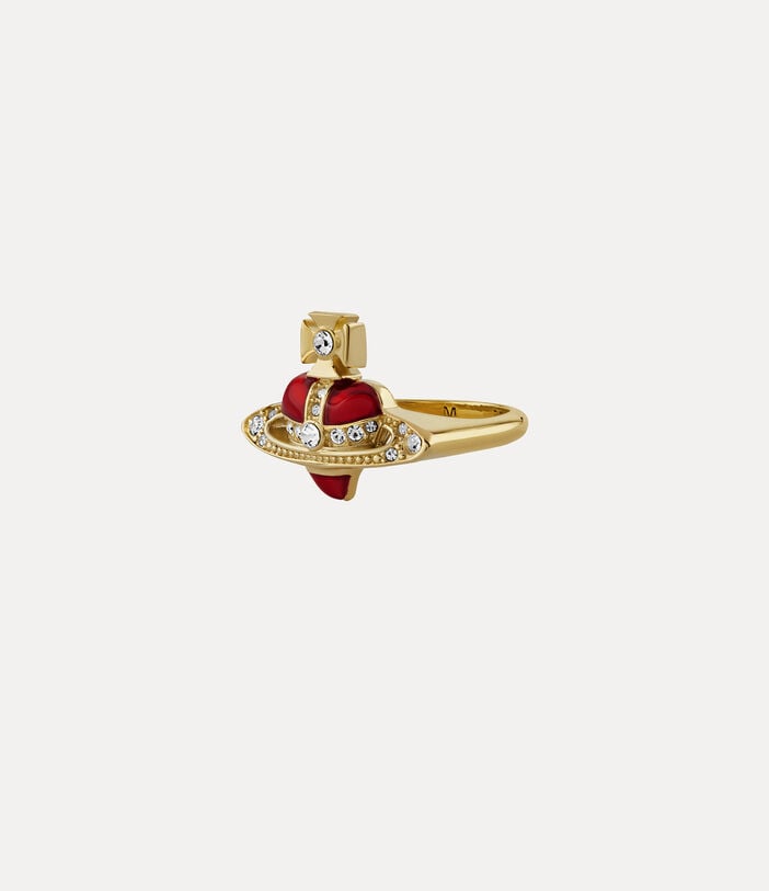 Vivienne Westwood NEW DIAMANTE HEART RING